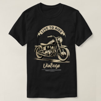 T-shirt design vintage blanc