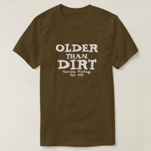 T-shirt design Vintage plus ancien que pur