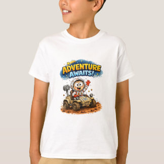 T-Shirt-Design Weltraumforscher für Kinder T-Shirt