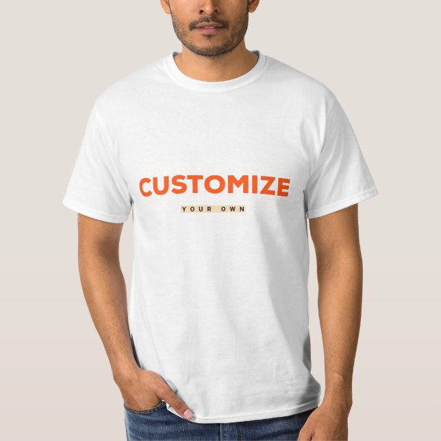T-shirt Design Your Own Shirt (Devant)