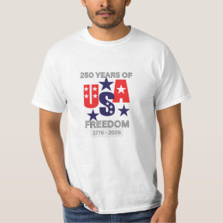 T-Shirt-Design zum 250-jährigen Jubiläum der USA  T-Shirt