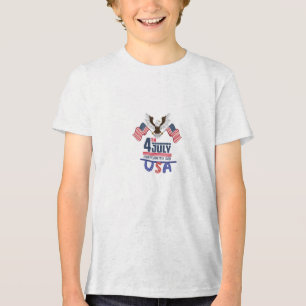T-Shirt-Design zum 4. Juli Tri-Blend Shirt