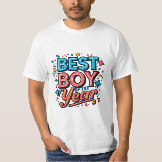 T-Shirt, designed für den besten Jungen des Jahres T-Shirt