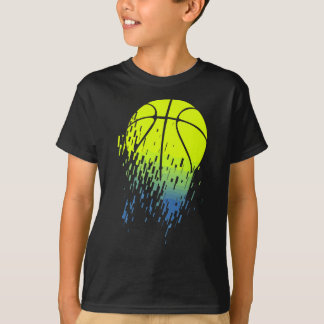 T-shirt Désintégration du Neon Green Basketball Urbain Gra