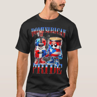 T-shirt Désir Dominicain Portoricain Fierté Musique Unité