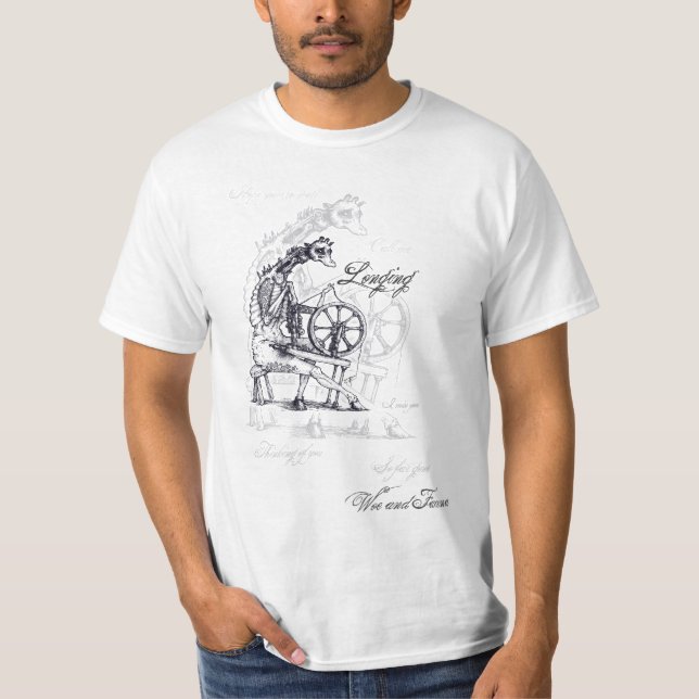T-shirt Désirer ardemment - chemise d'indigent (Devant)