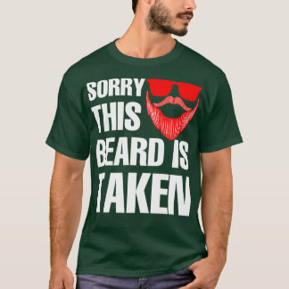 T-shirt Désolé cette barbe est prise 140