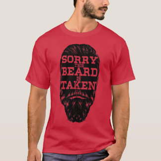 T-shirt Désolé cette barbe est prise Chemise2 1