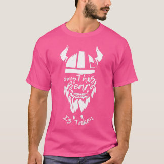 T-shirt Désolé Cette Barbe Est Prise Drôle Le Crâne De La 