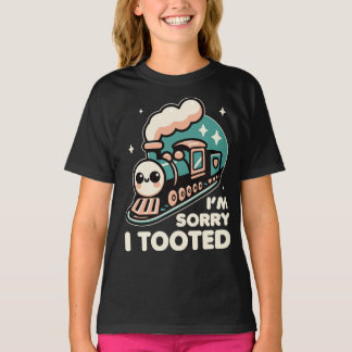 T-shirt Désolé d'avoir pris le train
