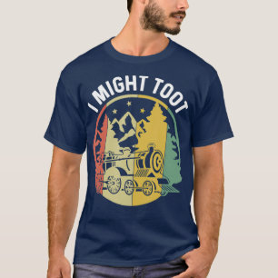 T-shirt Désolé d'avoir pris train Retro Railroad Cadeaux S