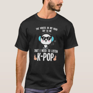 T-shirt Désolé de ne pas avoir écouté K Pop Corée du Sud K