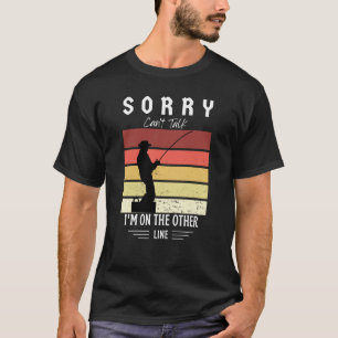 T-shirt Désolé de ne pas pouvoir parler je suis sur l'autr