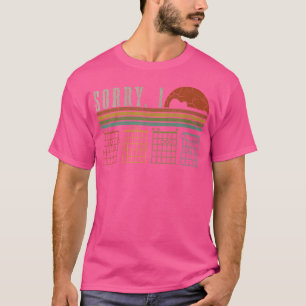 T-shirt Désolé I-Dgaf Funny Hidden Message Chords Guitare