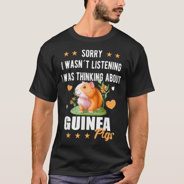 T-shirt Désolé, je n'ai pas écouté les cobayes, blonde (Devant)