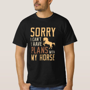T-shirt Désolé, je ne peux pas avoir de plans avec mon che