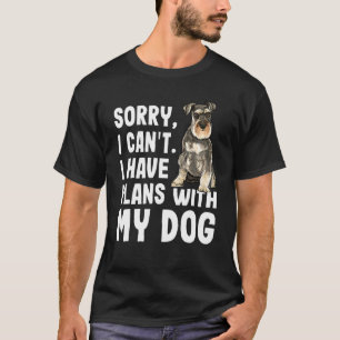 T-shirt Désolé Je Ne Peux Pas Avoir De Plans Avec Mon Mini