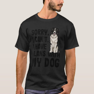 T-shirt Désolé Je Ne Peux Pas Avoir Des Plans Avec Ma Fron