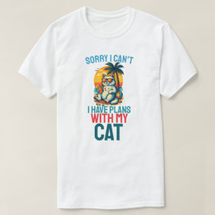 T-shirt Désolé Je Ne Peux Pas Avoir Des Plans Avec Mon Cha