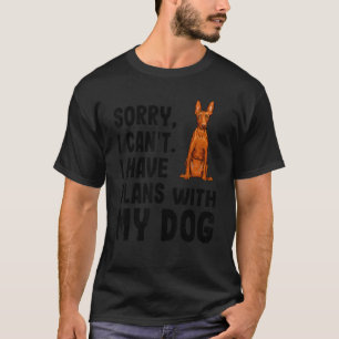 T-shirt Désolé Je Ne Peux Pas Avoir Des Plans Avec Mon Cir