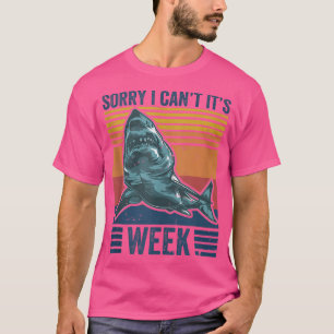 T-shirt Désolé, je ne peux pas c'est la semaine Drôle Vint