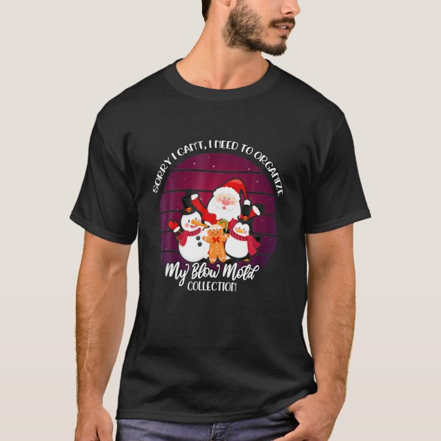 T-shirt Désolé, je ne peux pas, j'ai besoin d'organiser mo (Devant)