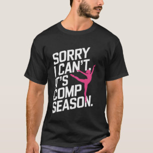 T-shirt Désolé je ne peux pas participer Saison Cheer Fill