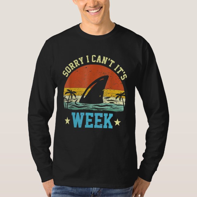 T-shirt Désolé Je Ne Peux Pas Sa Semaine Plongée Océan Req (Devant)