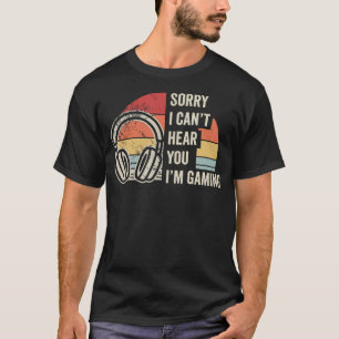 T-shirt Désolé je ne vous entends pas JE SUIS