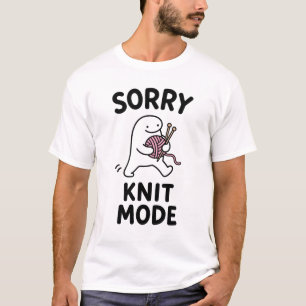 T-shirt Désolé Mode Tricot Drôle Cadeau de Personnage de T