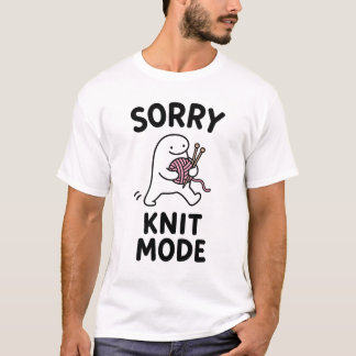 T-shirt Désolé Mode Tricot Drôle Cadeau de Personnage de T