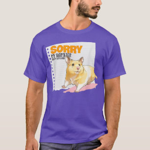 T-shirt Désolé, Mon Hamster A Mangé Mon Amoureux De Hamste