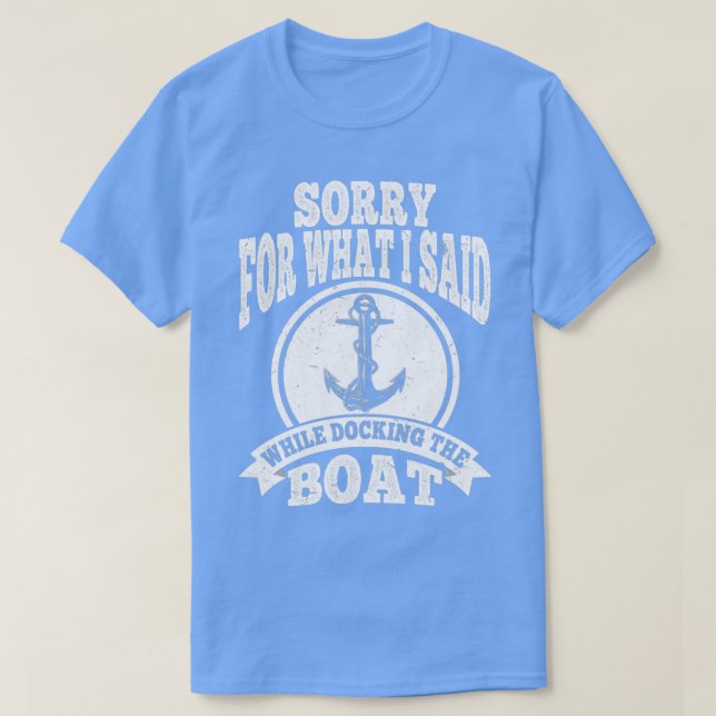 T-shirt Désolé Pour Ce Que J'Ai Dit Pendant Que Je Quitte  (Design devant)