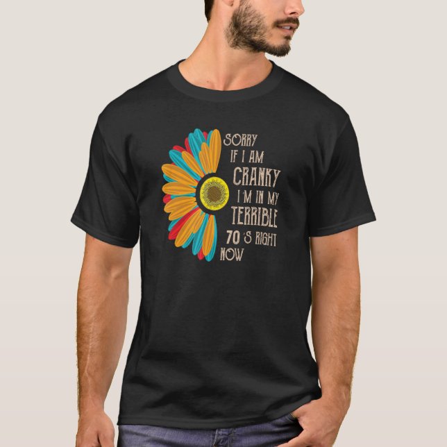 T-shirt Désolé si je suis canon, je suis dans mes terrible (Devant)