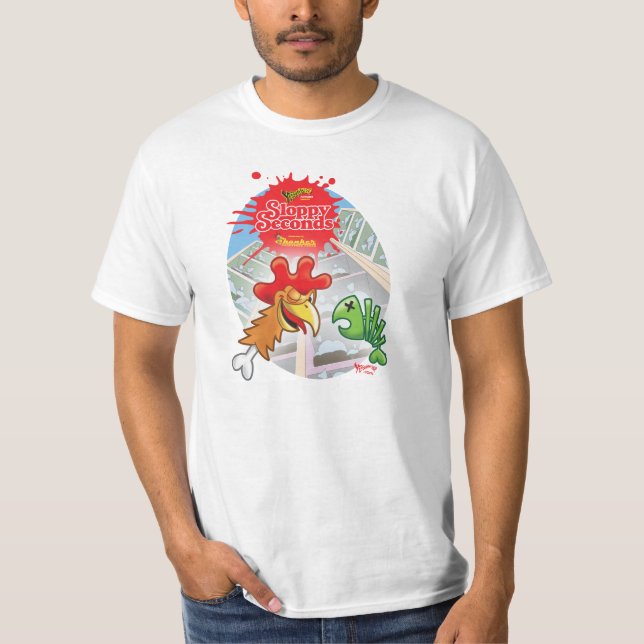 T-shirt désordonné de secondes (Devant)