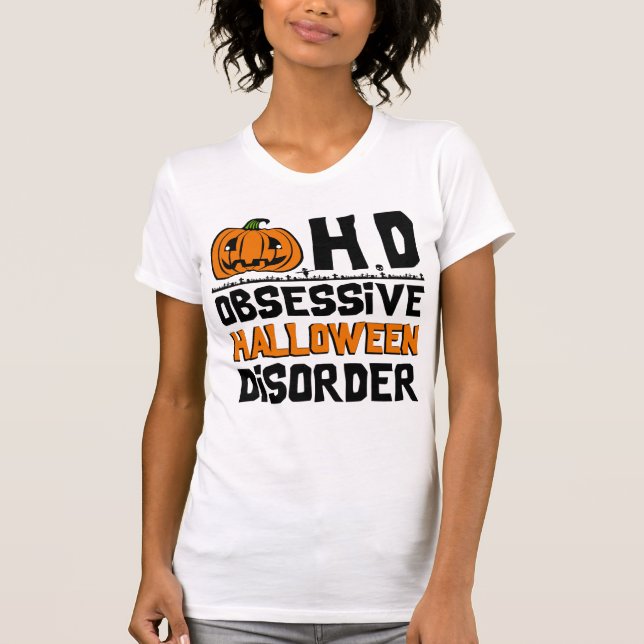 T-shirt Désordre obsédant de Halloween (Devant)