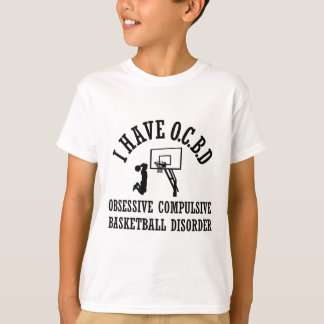 T-shirt Désordre obsessionnel drôle de basket-ball