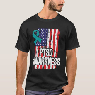 T-shirt Désordre post-traumatique du stress Sensibilisatio
