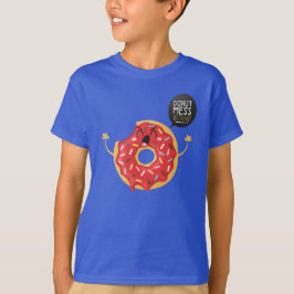 T-shirt Désordre unisexe de beignet de cool de chemise de