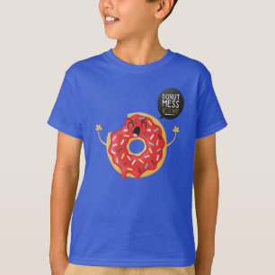 T-shirt Désordre unisexe de beignet de cool de chemise de