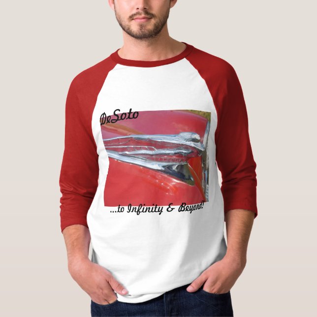 T-shirt DeSoto 1946 1947 1948 crus de déesse de vol (Devant)