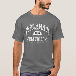 T-shirt d'esplanade (lettrage blanc)