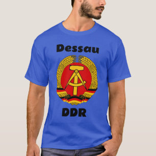 T-shirt Dessau, DDR, Dessau, Allemagne (Ossi est-allemand)