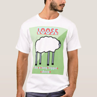 T-shirt Desserrez comme un long mouton à jambes