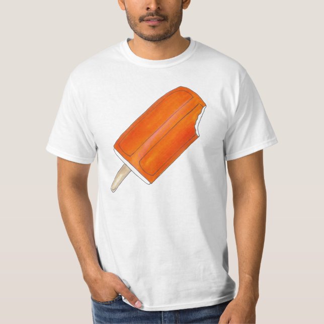 T-shirt Dessert de crème glacée à la crème orange (Devant)