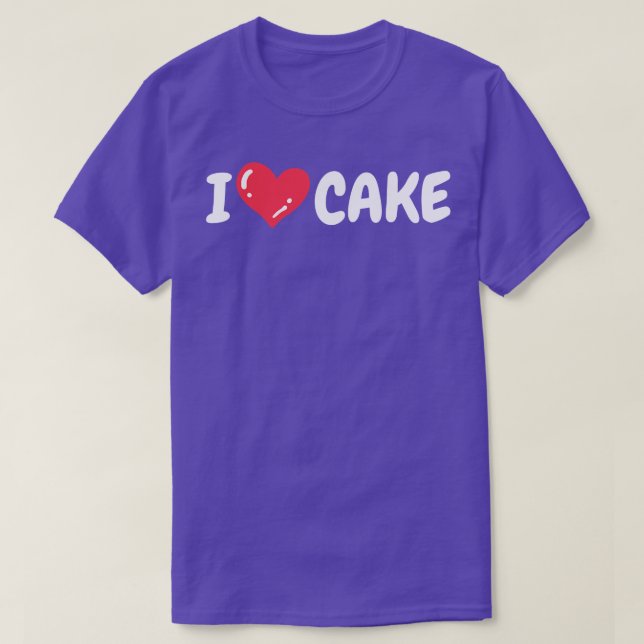 T-shirt Dessert De Gâteaux De Gâteau (Design devant)