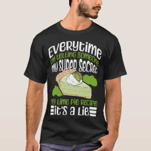 T-shirt Dessert De Pie De Lime Et Tarte De Citron De Citro