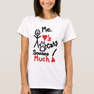 T-shirt Dessin Amoureux des chats