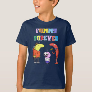 T-shirt Dessin amusant des amis souriants