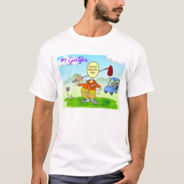 T-shirt Dessin amusant sur le golf